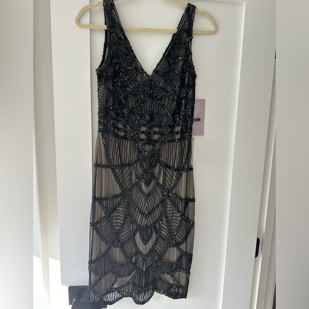 JS Collection Beaded Midi Dress - Never Worn